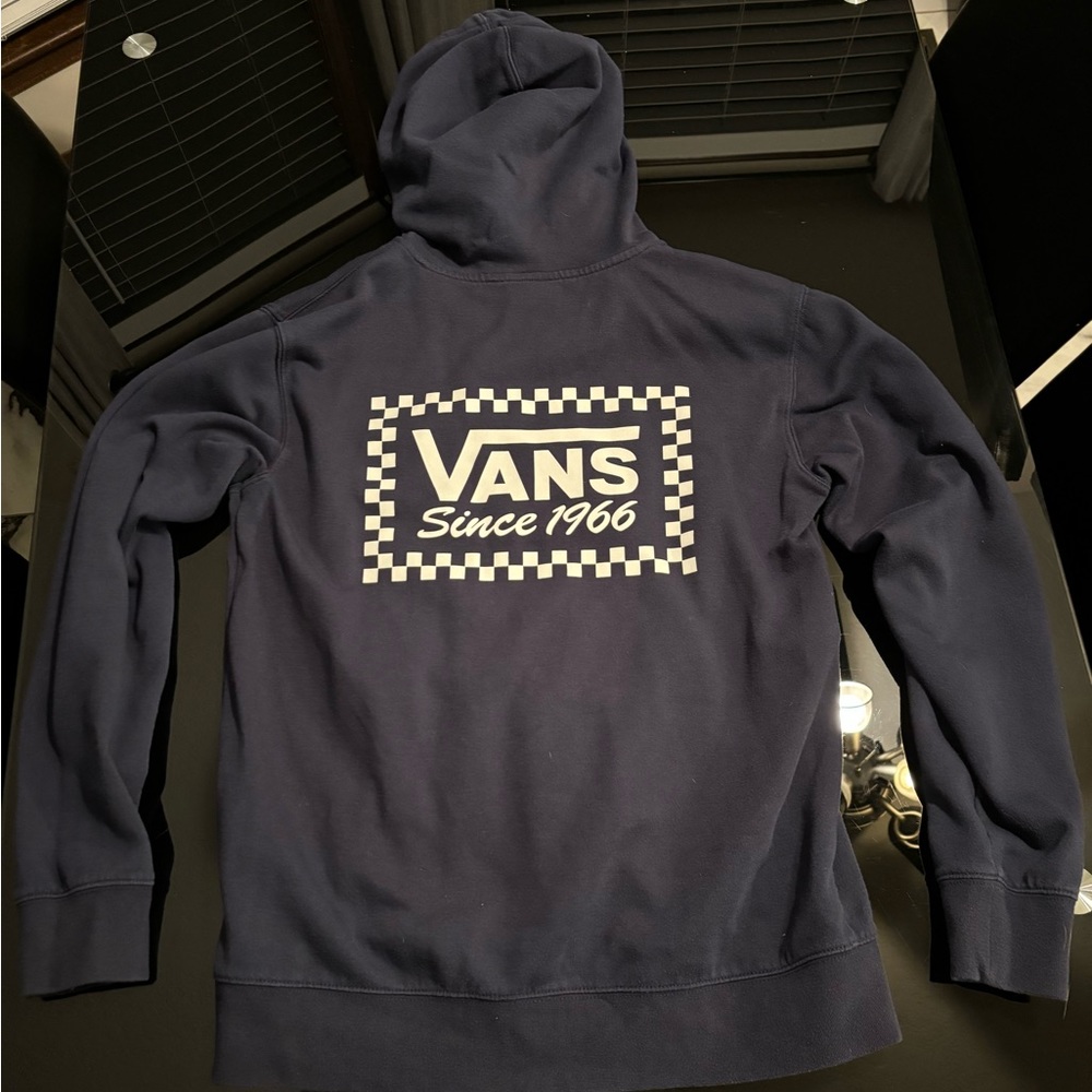 Vans Blue Men’s Hoodie Size Small